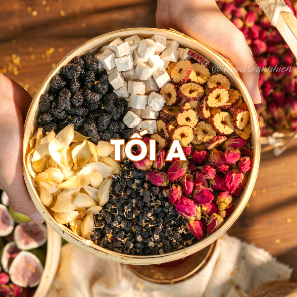 Trà sáng C tối A đẹp da An Nhiên, bổ sung vitamin dưỡng da, trắng hồng rạng rỡ. - Ảnh 3